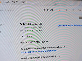 Tesla Model 3 Long Range 82kWh AWD 4x4, 366 kW, 38000 km - 5