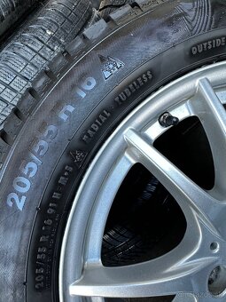 5x112 R16 6,5J ET49 Mercedes Benz + 205/55 R16 zimné - 5
