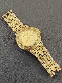 Raymond Weil dámske luxusné pozlátené hodinky s diamantmi - 5
