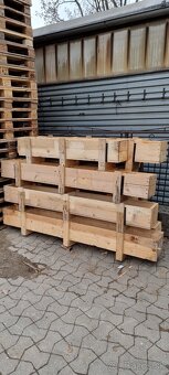Drevené záhony - boxy 60 ks - 5