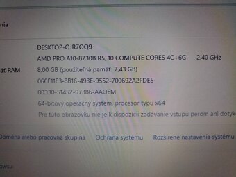HP elitebook 725 G4 ,AMD A10 quad core , 8gb ram ,Windows 11 - 5