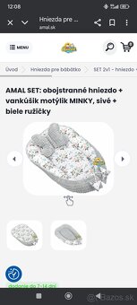 Detská zmenšená postieľka - 5