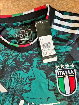 Futbalovy dres - adidas x Stussy x Italia zeleny vel. XL XXL - 5
