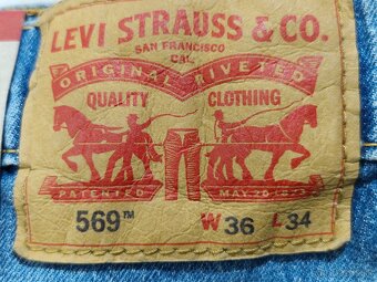 Pánské džíny Levi's 569 W36/L34=48/115cm p269 - 5