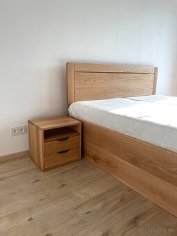 Manželská dubová posteľ 180×200 cm - 5
