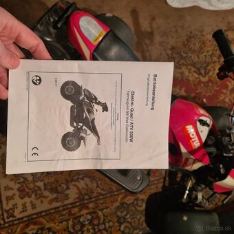 Elektrická štvorkolka 500W - 5