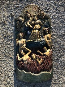 Vzácny drevený reliéf s biblickým námetom - 5