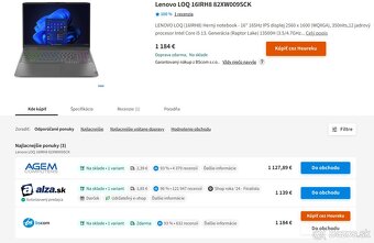 Herny Lenovo LOQ 16IRH8 82XW009SCK v zaruke do 08.04.28 - 5