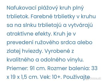 Nová nafukovačka srdce 107cm. - 5