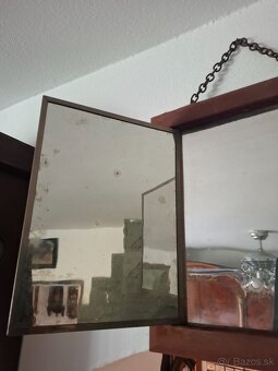 Predám starožitné toaletné závesné zrkalo s obrázkami 45 € - 5