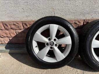Alu Disky 5x100 r15 Škoda 185/60 r15 letné - 5