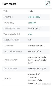 Plnoautomaticky kavovar Tchibo Esperto - 5