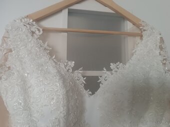 Svadobné šaty s vlečkou č. 42 - 46 - 5