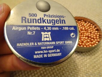 predám Pomedené oceľové guličky RUNDKUGELN 4,30mm - 5