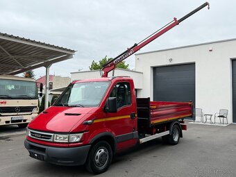 IVECO DAILY TROJSTRANNÝ SKLÁPAČ + HYDRAULICKÁ RUKA do 3,5t - 5