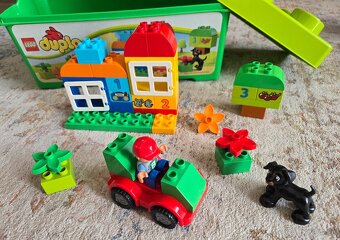 Leho Duplo box plny zabavy 10572 pes auto chlapcek - 5