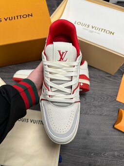 Louis Vuitton tenisky white-red Komplet balenie - 5