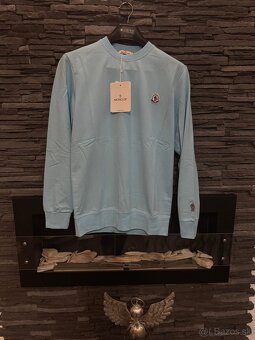 Moncler mikina modrá - 5
