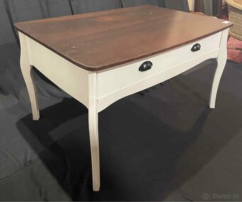 Stôl, drevo, sufliky, bazar, - 5
