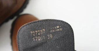 Unisex Kožené Topánky s Kožušinou....veľ-39 - 5