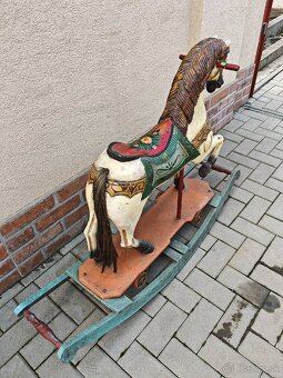 Veľký drevený hupaci koník - 5