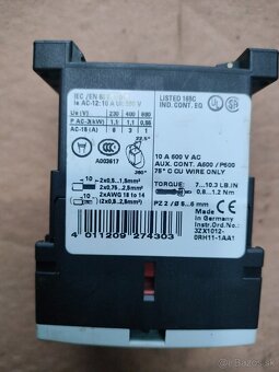 STYKAČ  SIEMENS  a  ABB   cena 4 euro - 5