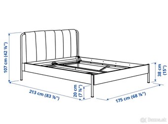 Predám postel Tällåsen z Ikea. - 5