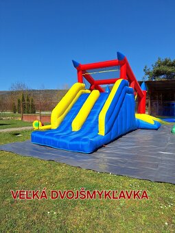 Skákací hrad, bublifuk, cukrová vata, párty stan - 5