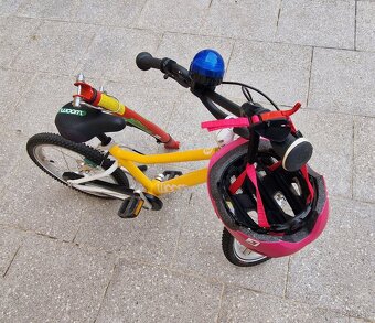WOOM 3 + ťažná tyč na 2 bicykle + prilba - 5