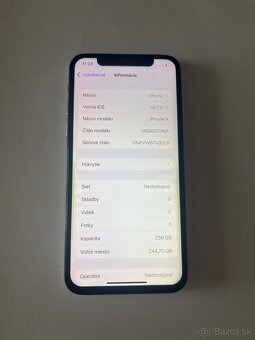 iPhone X, 258gb biely - 5