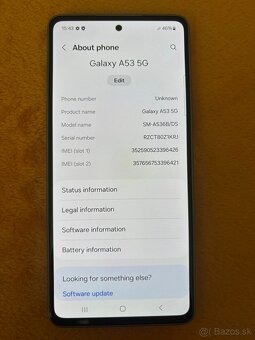 Samsung Galaxy A53 v top stave - 5
