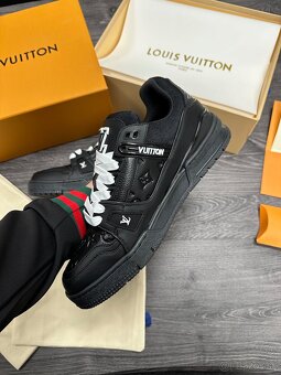 Louis Vuitton tenisky All Black Komplet balenie - 5