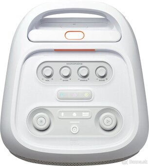 Prenájom JBL Partybox STAGE 320 White + Wireless Mic - 5