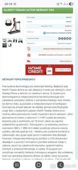 Bežecký pás Klarfit treado active - 5