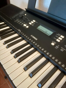 Klávesy Yamaha PSR-E373 + Stojan + Pedál - 5