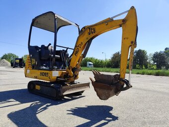 Minibáger JCB 8015, váha 1620kg, 2 lyžice. - 5