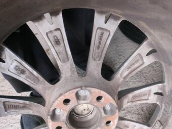 4ks alu disky orig. AUDI 5x112 R19 PNEU 255/35 r19 - 5