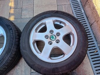 hlinikové disky org.Skoda Fabia--6Jx14-ET-43--5x100 - 5