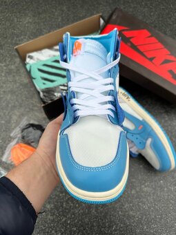Jordan 1 Retro High Off-White University Blue Tenisky - 5