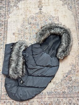 Set Zimný fusak s rukávom na ruky na kočík - 5