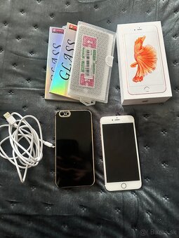 Predám iPhone 6s Plus 32GB – Rose Gold + príslušenstvo - 5