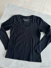 Ralph Lauren dámske tričko čierne - 5