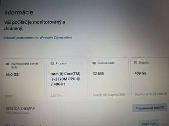 HP ProBook 4340s 16GB Ram, 500GB SSD, 32 Gb Graf karta - 5