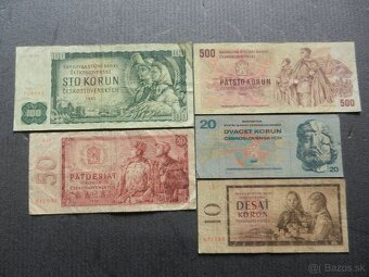 ...Československe bankovky aj kolkované... - 5