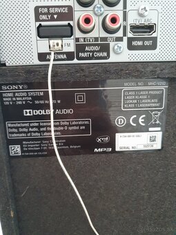 Zvukovy system Sony MHC V21D - 5