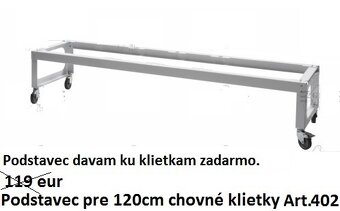 Klietka.Zostava  4ks Talianskych klietok (ART 402) 120cm - 5