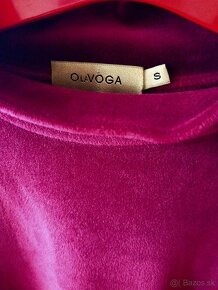 Nové bordové šaty OLA VOGA - veľkosť S - 5