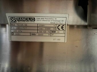 Profesionálny kávovar Rancilio TECNA / DE (2-pákový) - 5