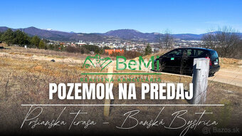Stavebný pozemok 1208 m2, výhľad na mesto, Banská Bystrica - 5