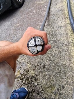 Predám pevné silové káble a elektrický kábel. - 5